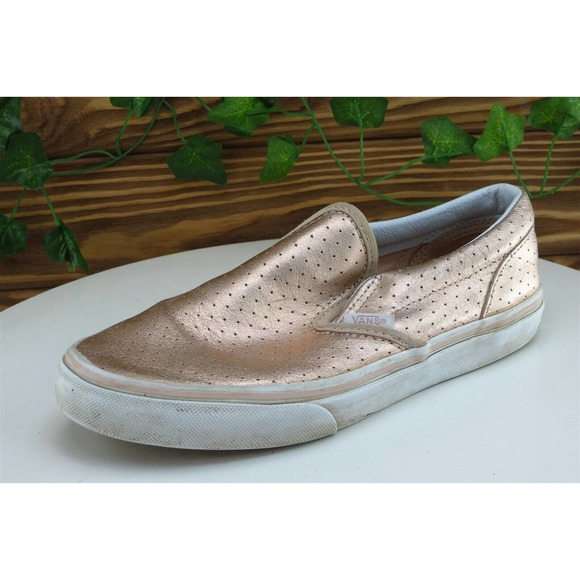 VANS Youth Girls Shoes Size 3.5 M Pink Skateboarding‎ Fabric - Picture 1 of 9
